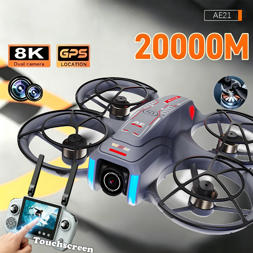 Drone Gps Rc Tt36 - Upgrade AE21 Aerial Drone 8K HD
