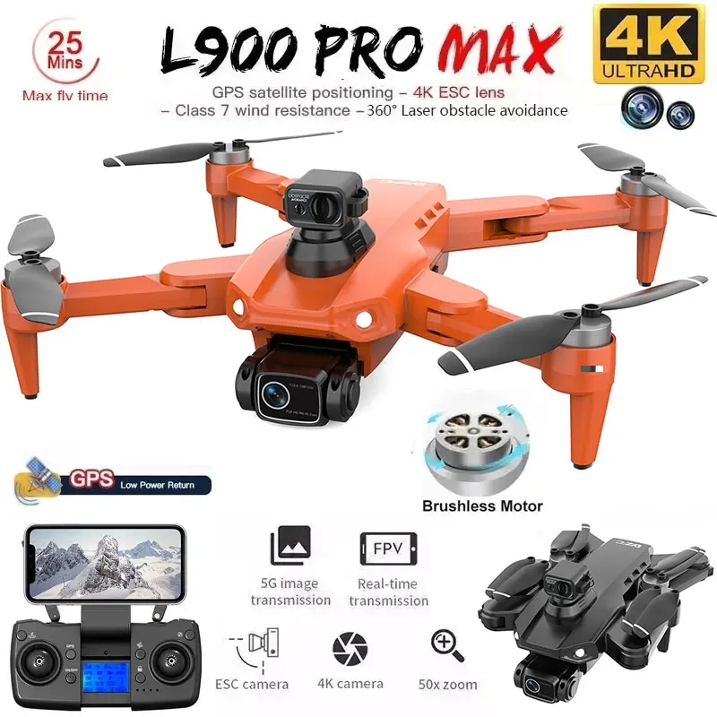 Drone Gps Rc Tt36 - L900 Pro MAX GPS Drone 4K