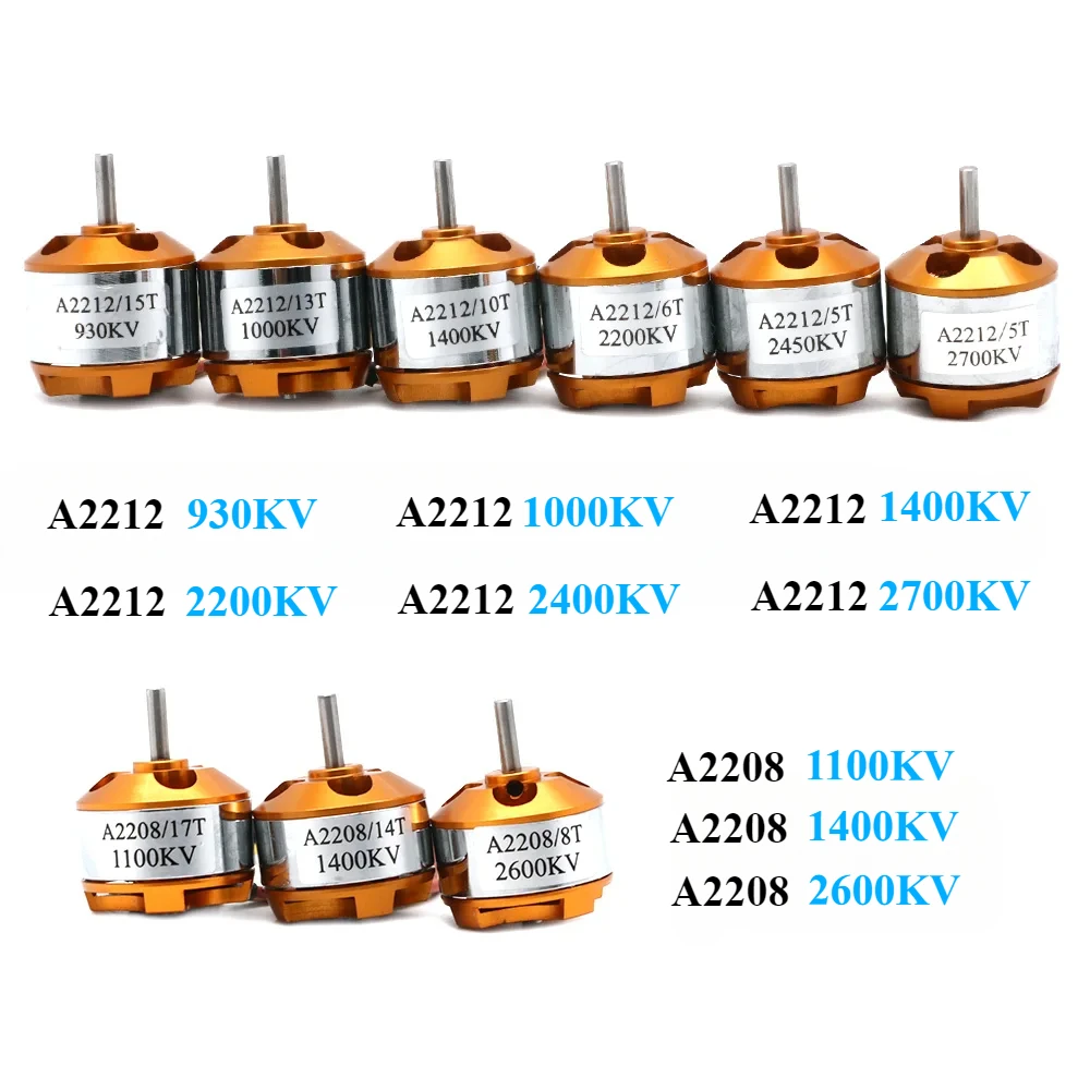 Drone Rc Jet - A2212 A2208 Brushless Motor 930KV 1000KV