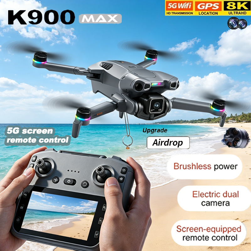 Drone Avion Rc - K900 Max Drone 5G WiFi FPV