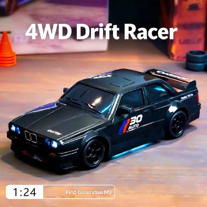 Rc Drift Car Kit - 1:24 RC Drift Car 4WD Remote