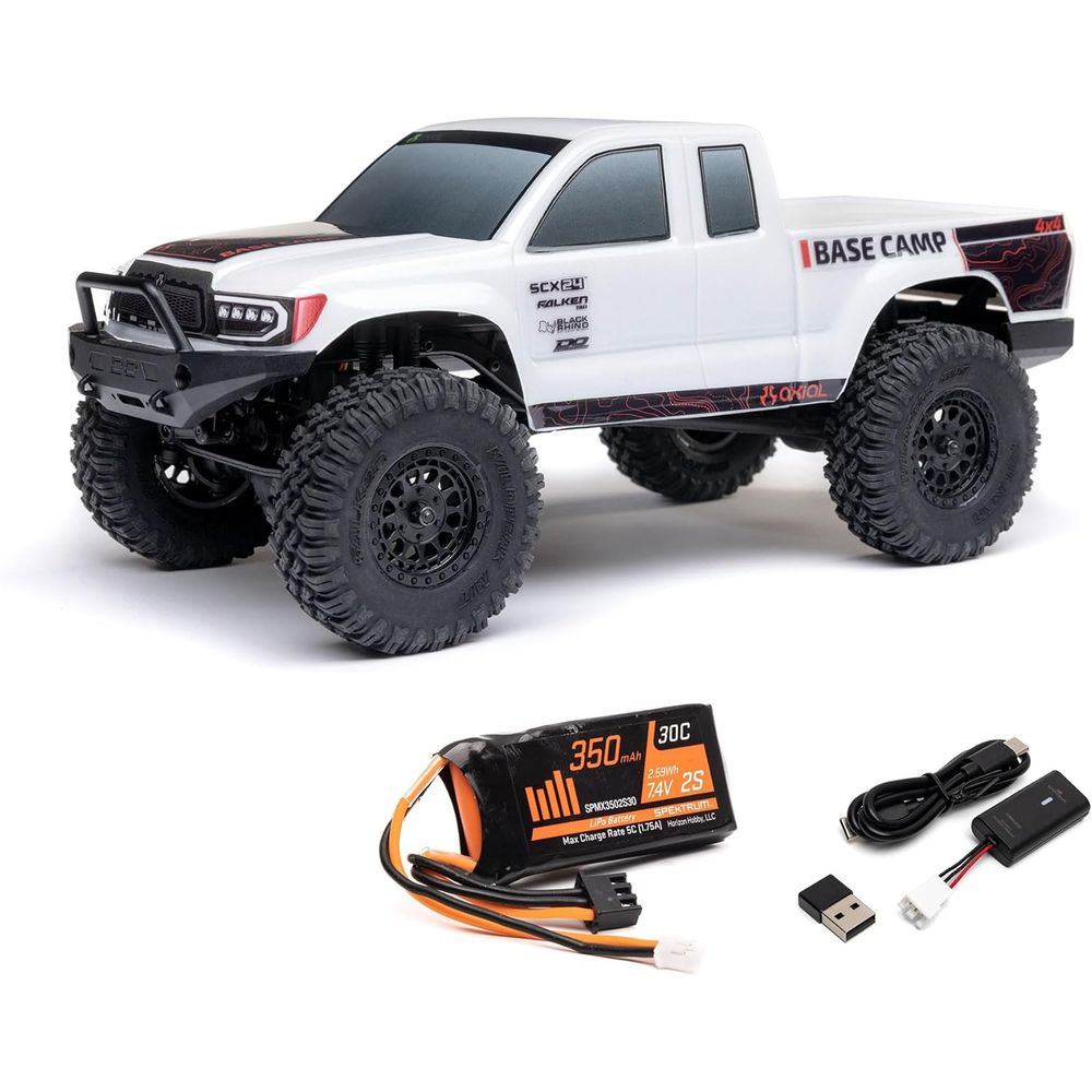Rc Rock Crawler - 1/24 Scale SCX24 Base Camp 4x4