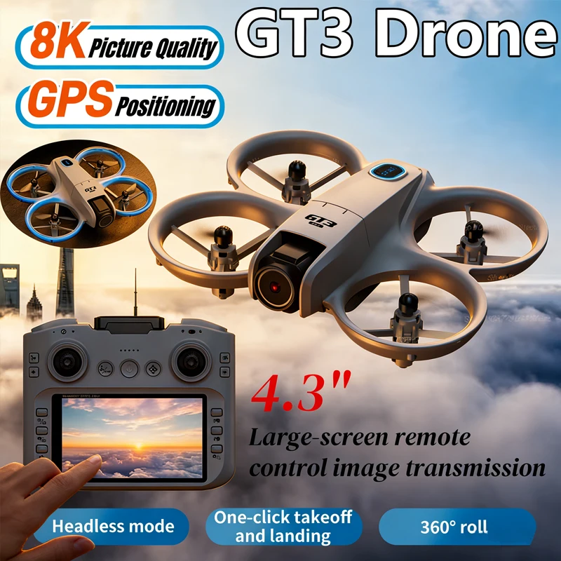 Hot 2026 GT3 MAX Drone 8K HD 4 - Drone Gt3 Rc reseña y precio
