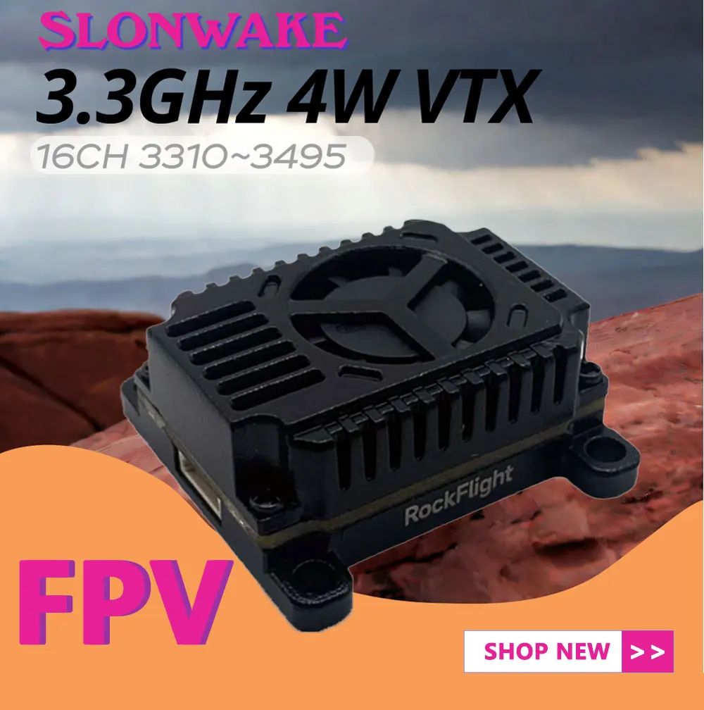 SLONWAKE FPV 3.3G 16CH 4000mW  - Drone Rc Transmitter And Receiver reseña y precio