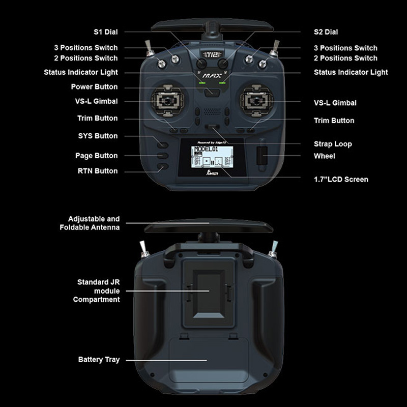 Jumper T12 MAX Radio Controlle - Drone Vs Rc Airplane reseña y precio