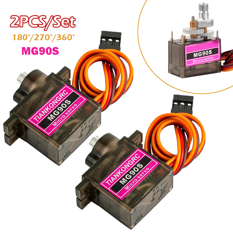 2PCS MG90S Full Metal Gear Mic - Rc Drone Uav reseña y precio