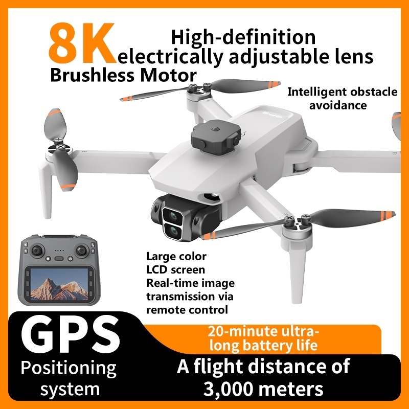 8K ESC Camera Obstacle Avoidan - Drone Gps Rc Tt36 reseña y precio