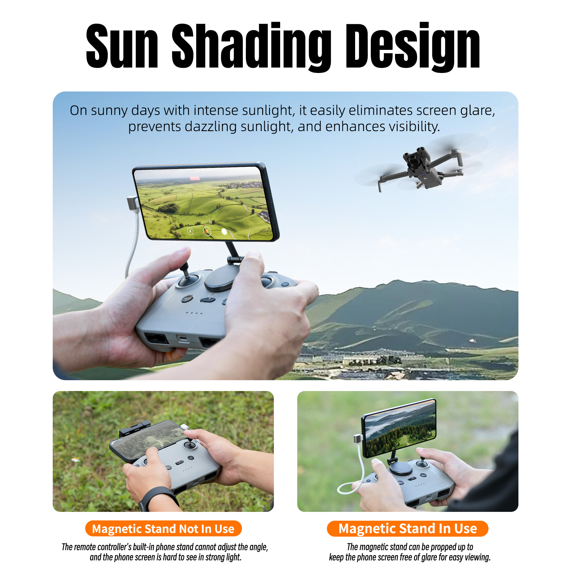 Adjustable Magnetic Phone Stan - Drone Dji Rc Mini 3 Pro reseña y precio