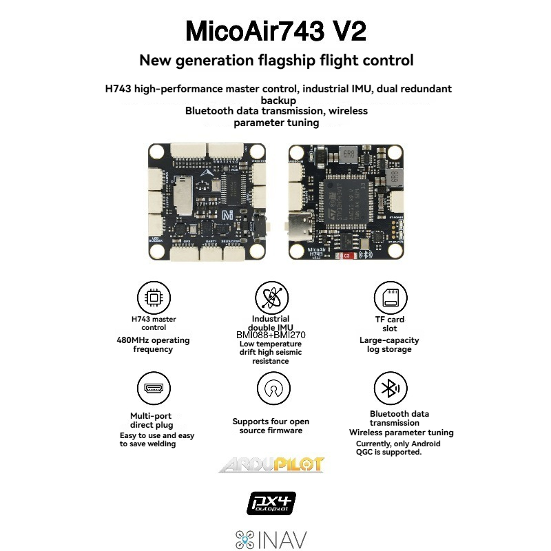 MicoAir743 V2   Flight Control - Drone Rc Flight Controller reseña y precio