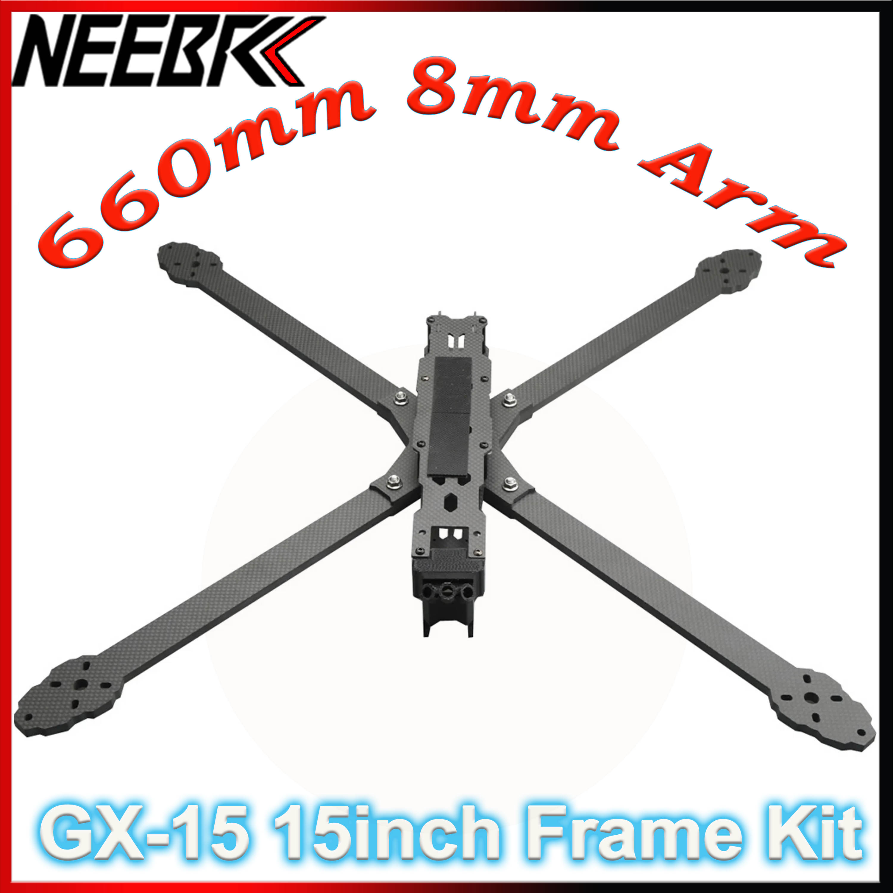 GX-15 15 Inch FPV Frame Kit 66 - Carbon Fiber Drone Arm reseña y precio