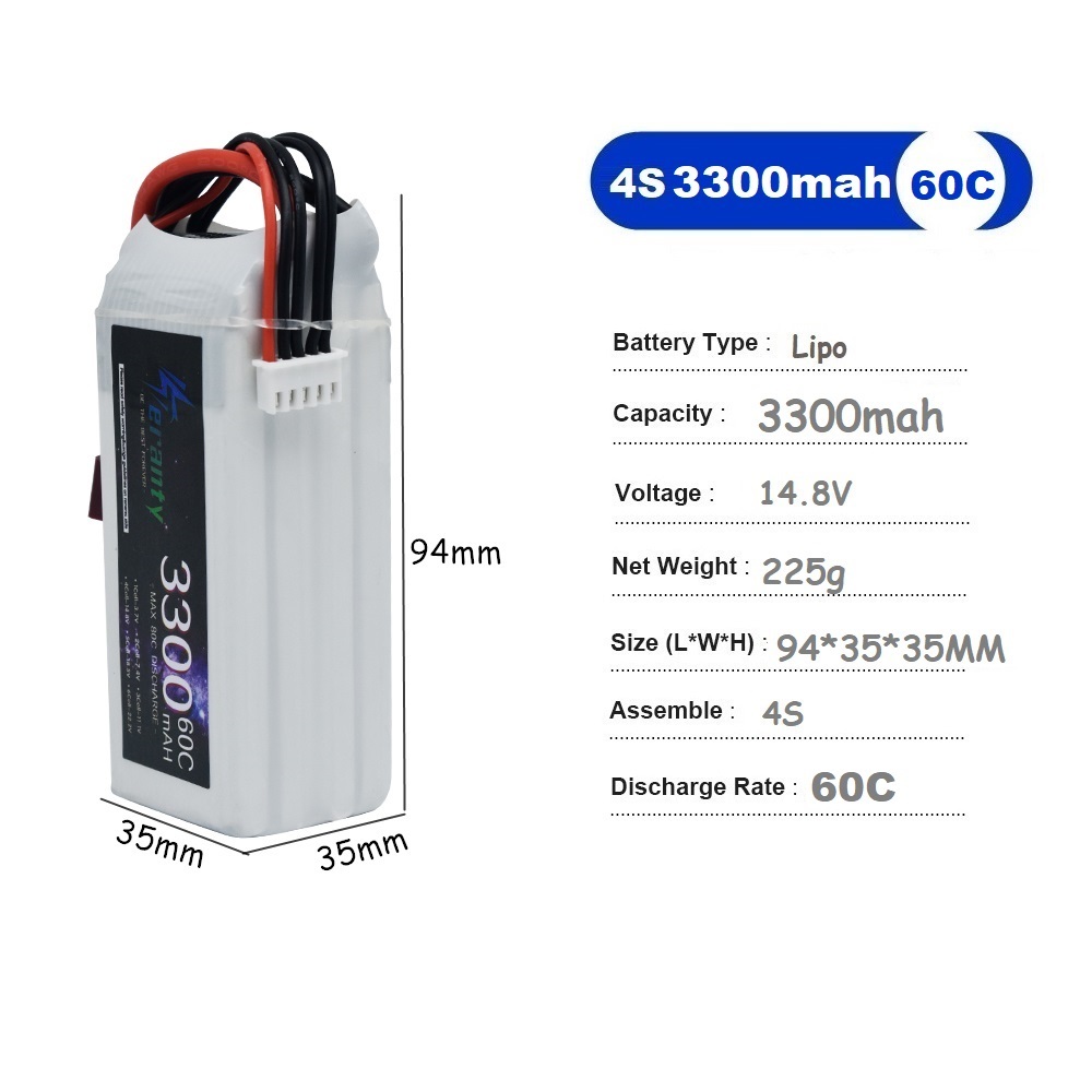 LiPo Rechargeable Battery 4S 3 - Drone Carrera Rc reseña y precio