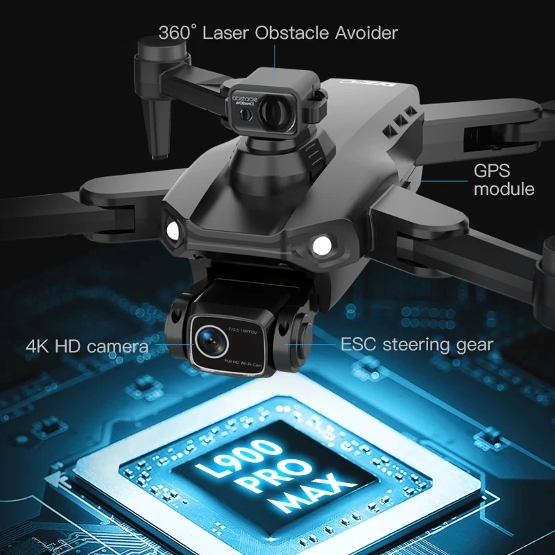 L900 Pro MAX GPS Drone 4K Prof - Drone Gps Rc Tt36 reseña y precio