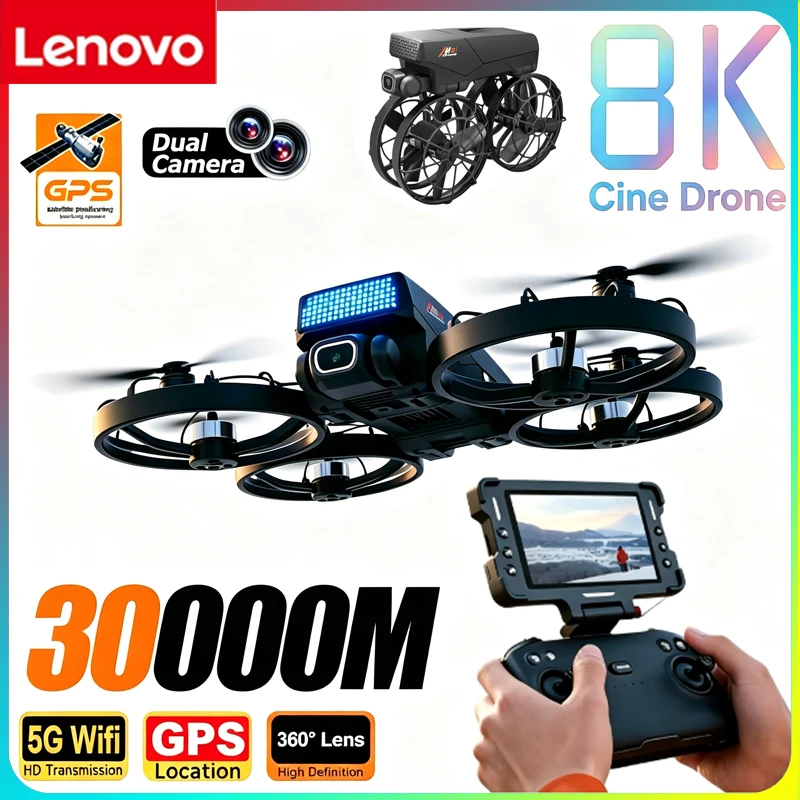 Lenovo M8 Foldable RC Drone 8K - Drone Smart Rc Foldable reseña y precio