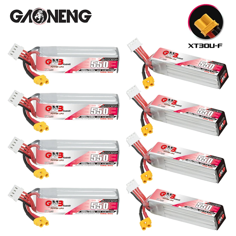 GNB HV 11.4V 550mAh 100C/200C  - Drone Carrera Rc reseña y precio