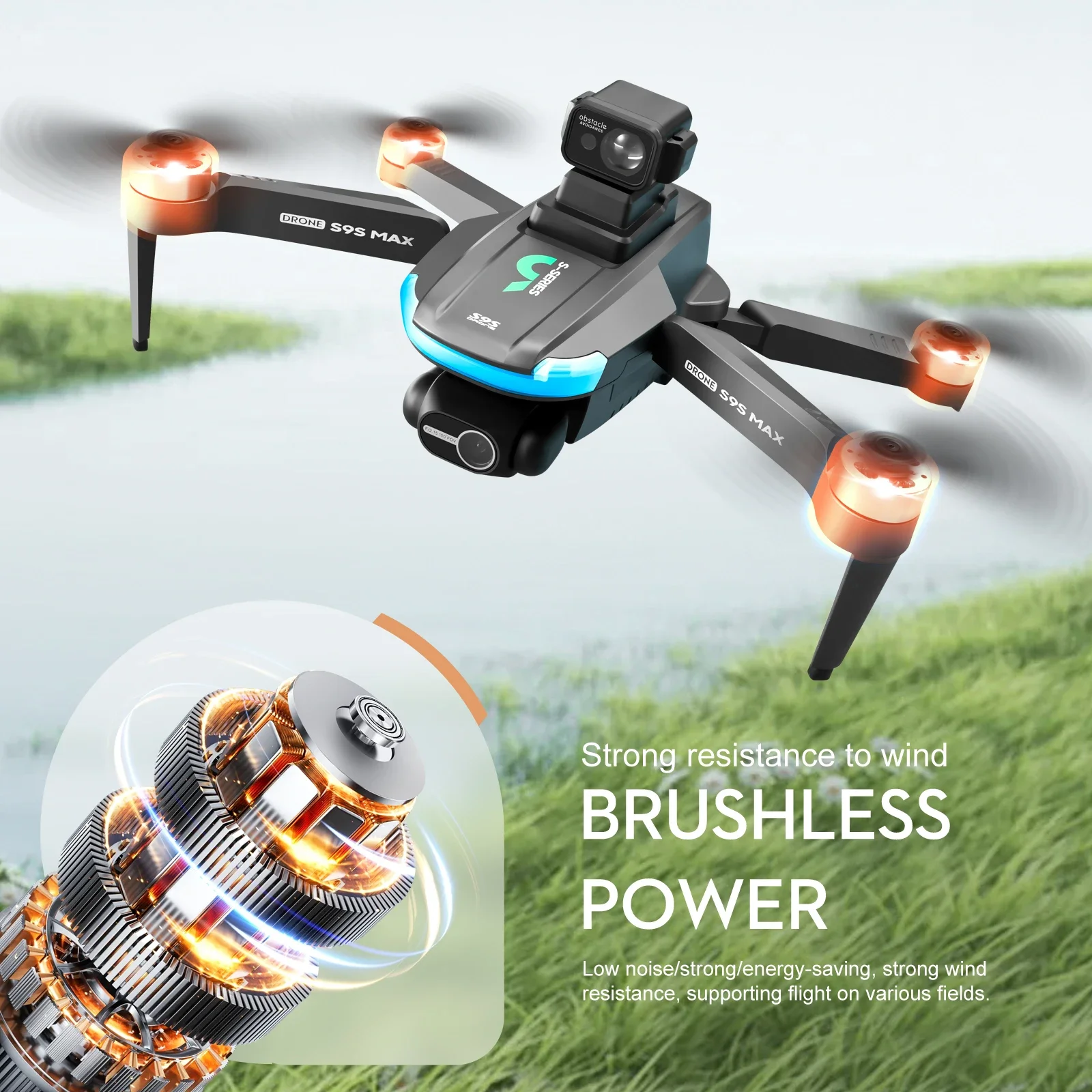 NEW S9S MAX MINI Drone 4K 2-Ax - Rc Drone Uav reseña y precio