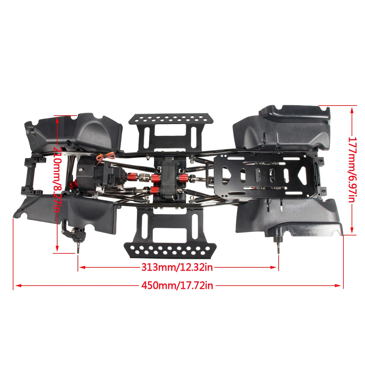1/10 RC Crawler Chassis Kit wi - Rc Rock Crawler reseña y precio