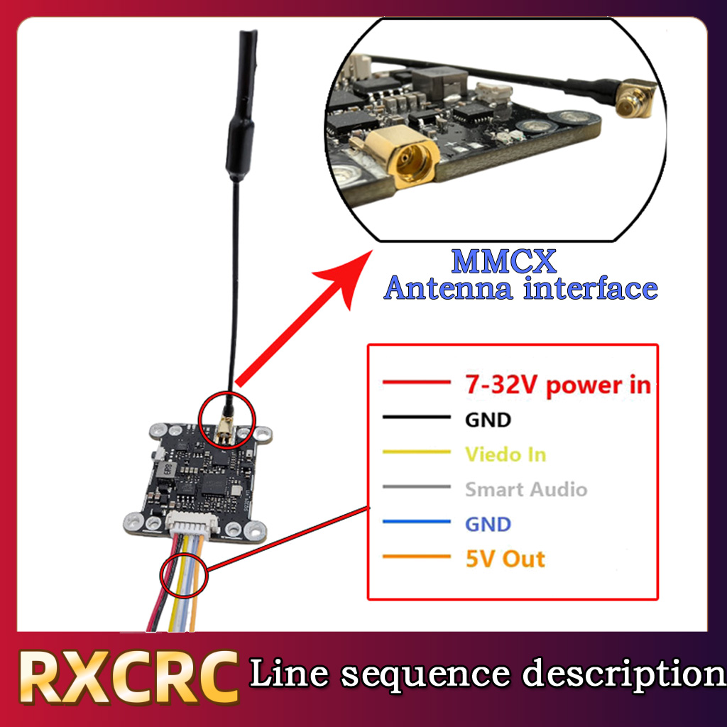 RXCRC 5.8G Module 48CH 1.6W VT - Drone Rc Airplane reseña y precio