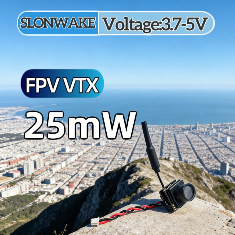 SLONWAKE FPV 25mW power simula - Drone Rc Airplane reseña y precio