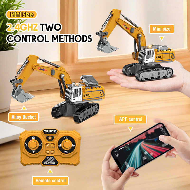 1/64 Mini RC Excavator Crawler - Rc Drift Car Kit reseña y precio