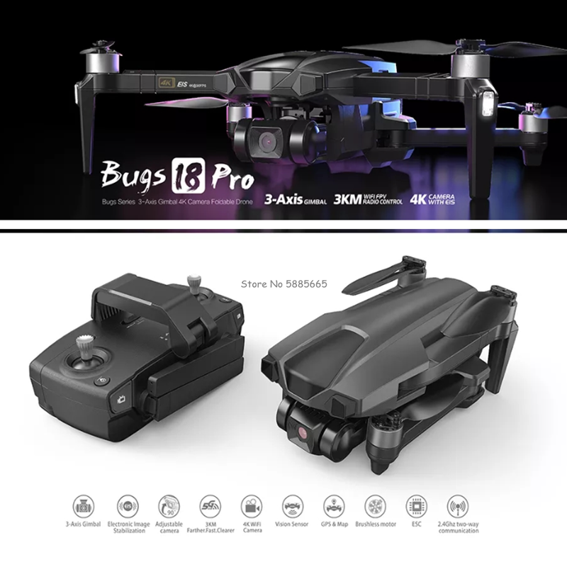Professional 4K GPS Return FPV - Drone Smart Rc Foldable reseña y precio