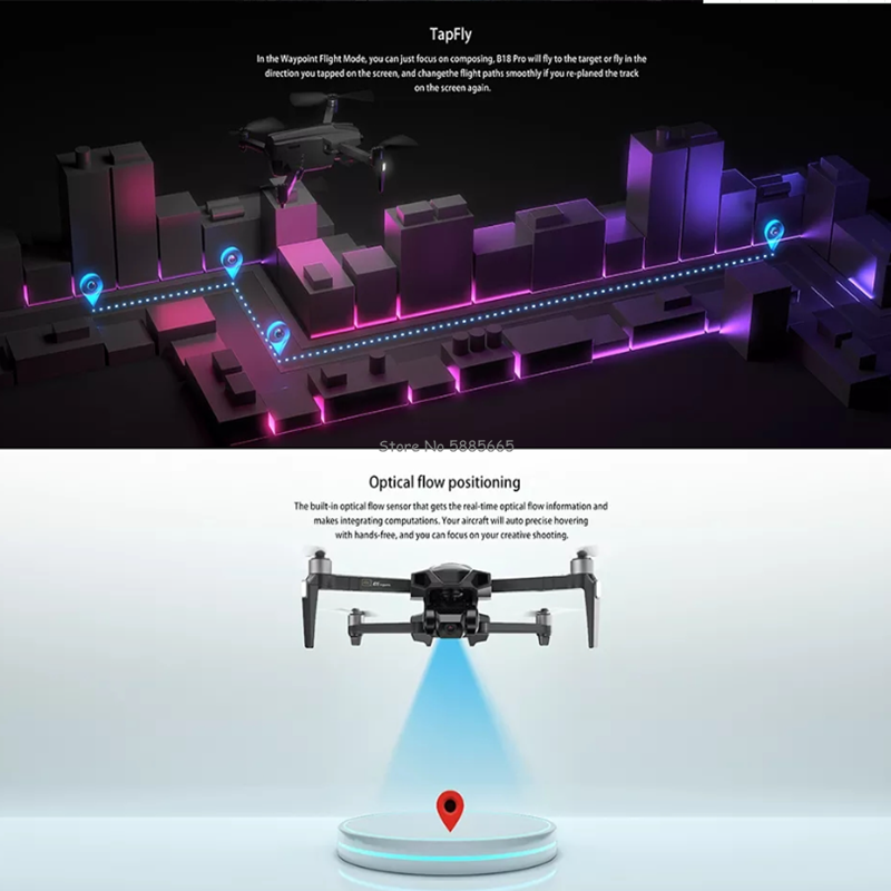 Professional 4K GPS Return FPV - Drone Smart Rc Foldable reseña y precio