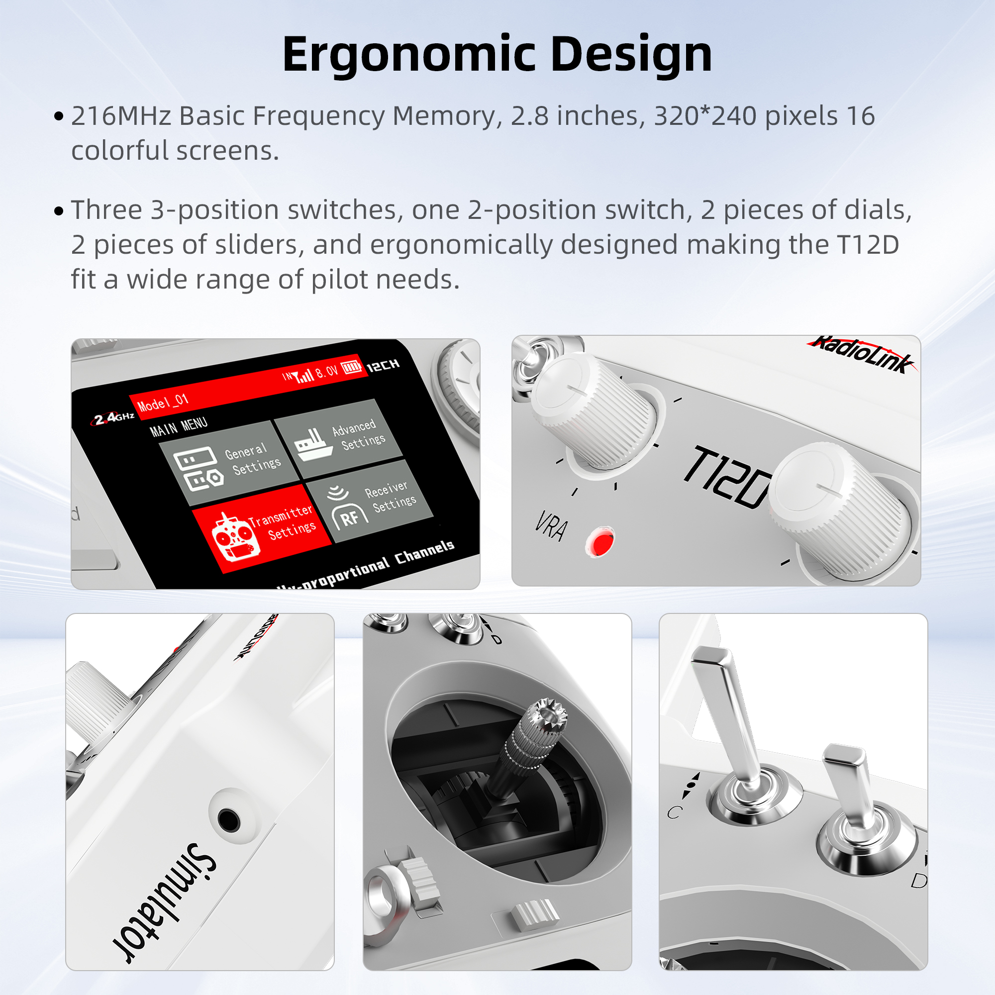 Radiolink T12D ELRS 12 Channel - Drone Rc Transmitter And Receiver reseña y precio