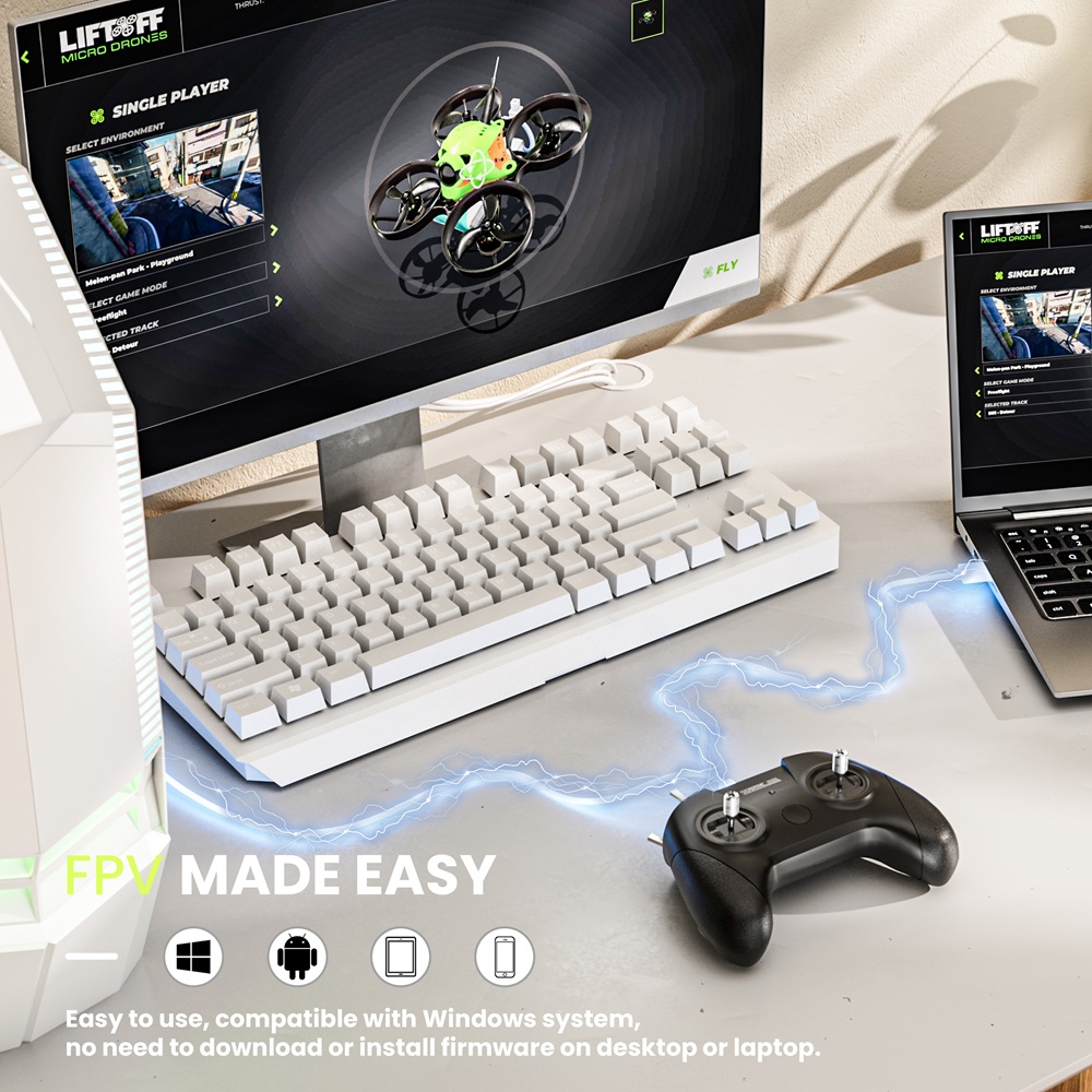 RC Flight Simulator Remote Con - Drone Rc Flight Controller reseña y precio