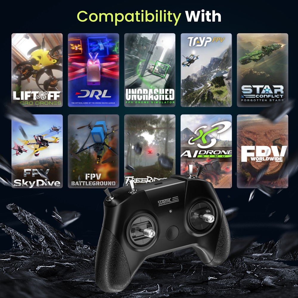RC Flight Simulator Remote Con - Drone Rc Flight Controller reseña y precio