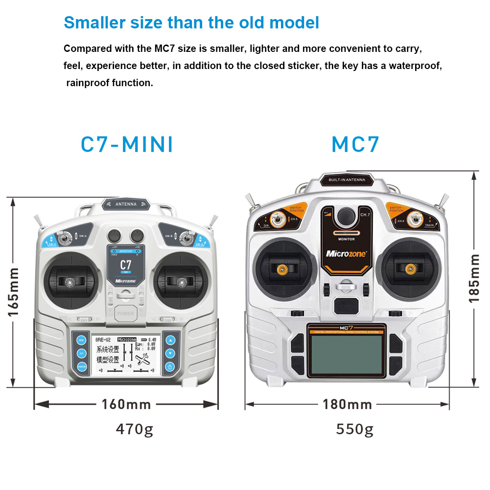 MicroZone MC7 Controller C7 MI - Drone Rc Transmitter And Receiver reseña y precio