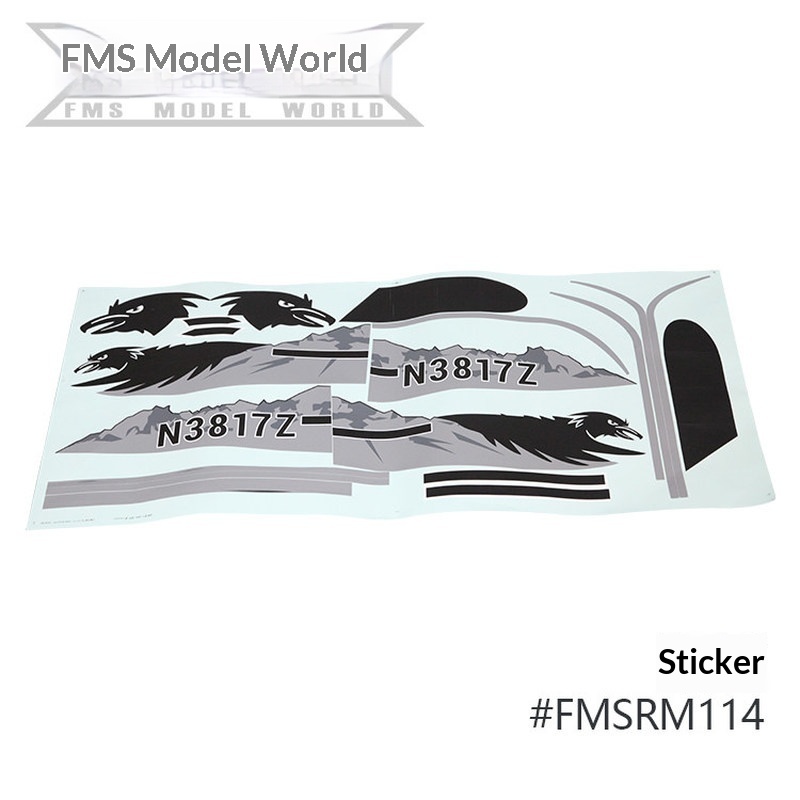 FMS RC Plane Decals For 1700mm - Drone Rc Jet reseña y precio