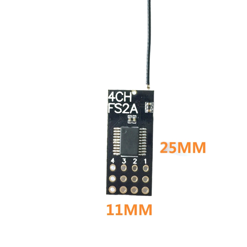 Flysky FS2A Mini Receiver 4CH  - Rc Drone Uav reseña y precio