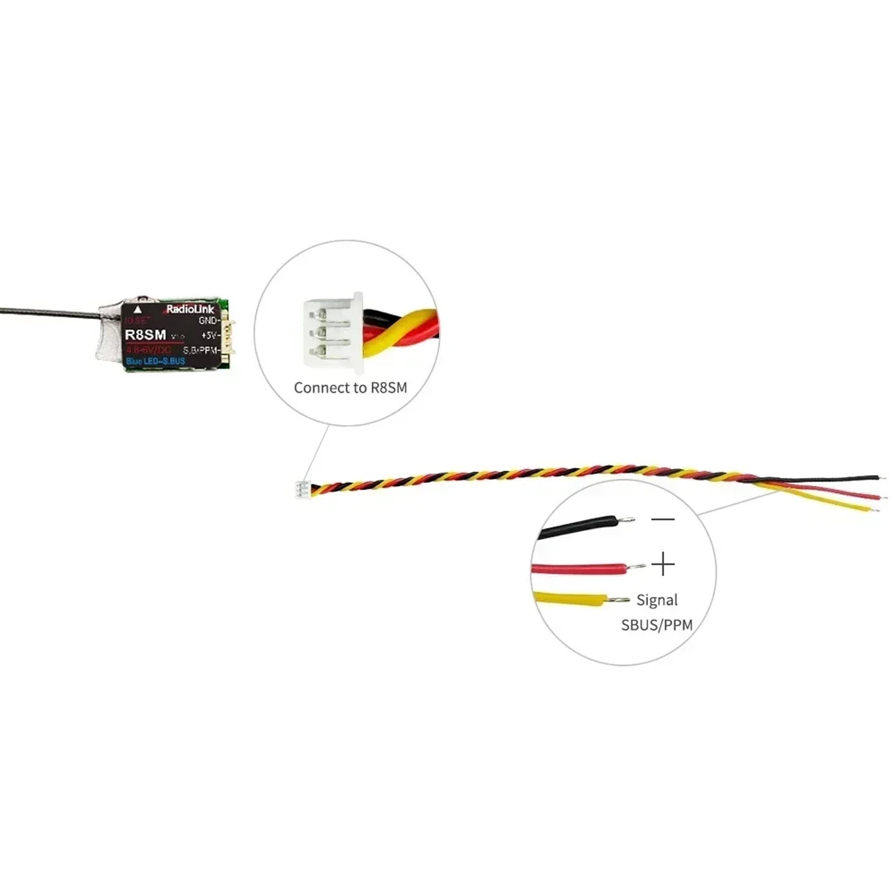 Radiolink R8SM 8 Channels 2.4G - Drone Rc Transmitter And Receiver reseña y precio