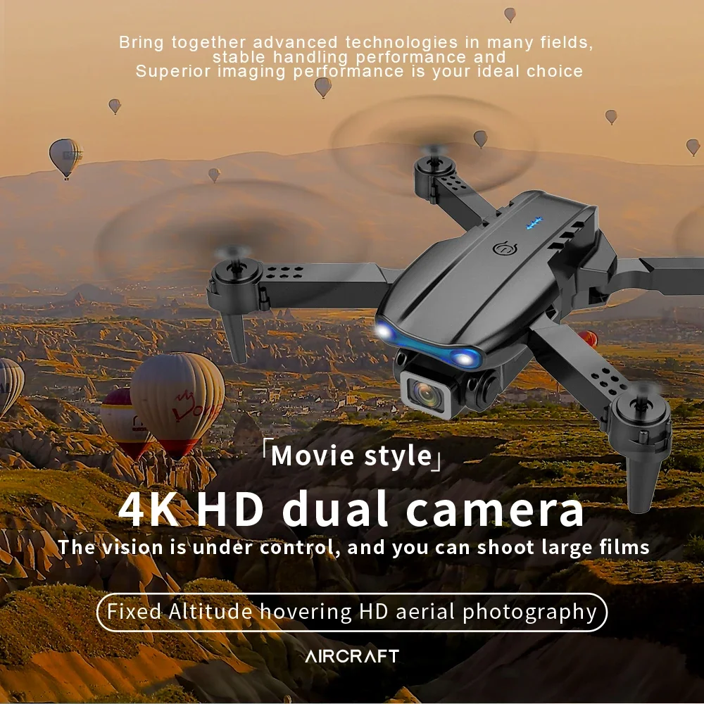 GISAEV E99 K3 pro Mini Drone 2 - Drone E88Pro Rc 4K reseña y precio