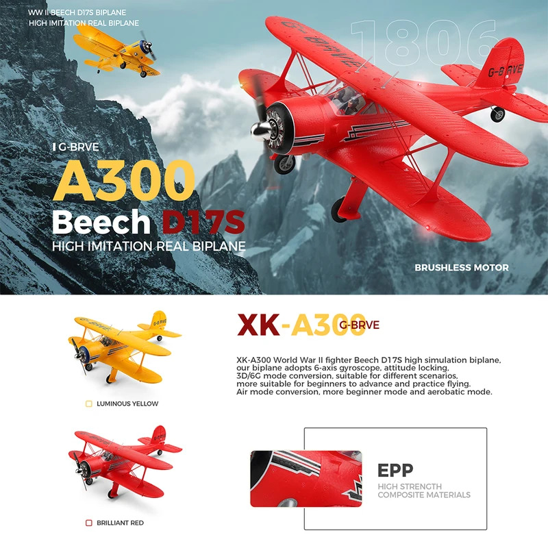 WLtoys XK-A300 Four-Way Two-Wi - Drone Two Rc Way reseña y precio