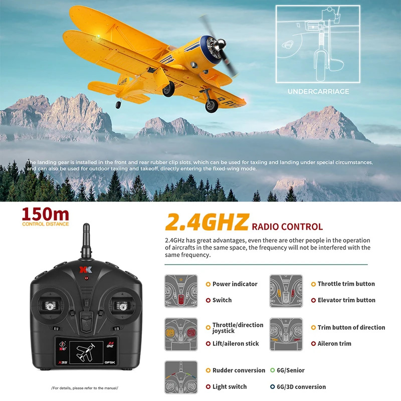 WLtoys XK-A300 Four-Way Two-Wi - Drone Two Rc Way reseña y precio