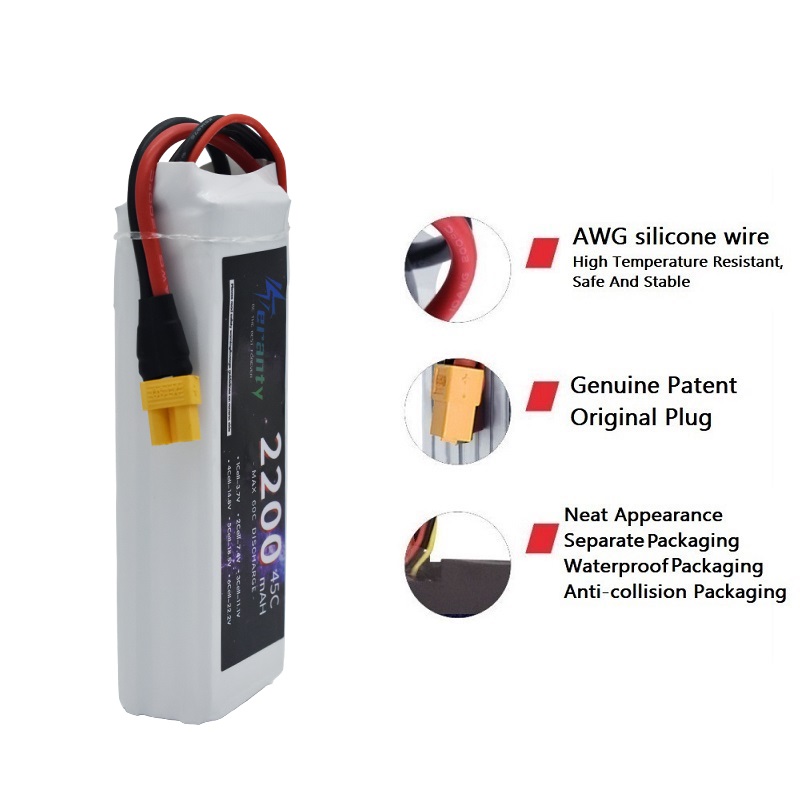TERANTY 2200 MAH  3S  batterie - Drone Avion Rc reseña y precio