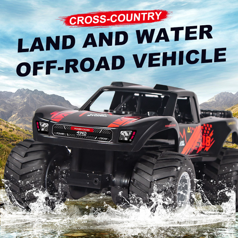 Amphibious RC Car 4WD, Waterpr - Drone Carrera Rc reseña y precio