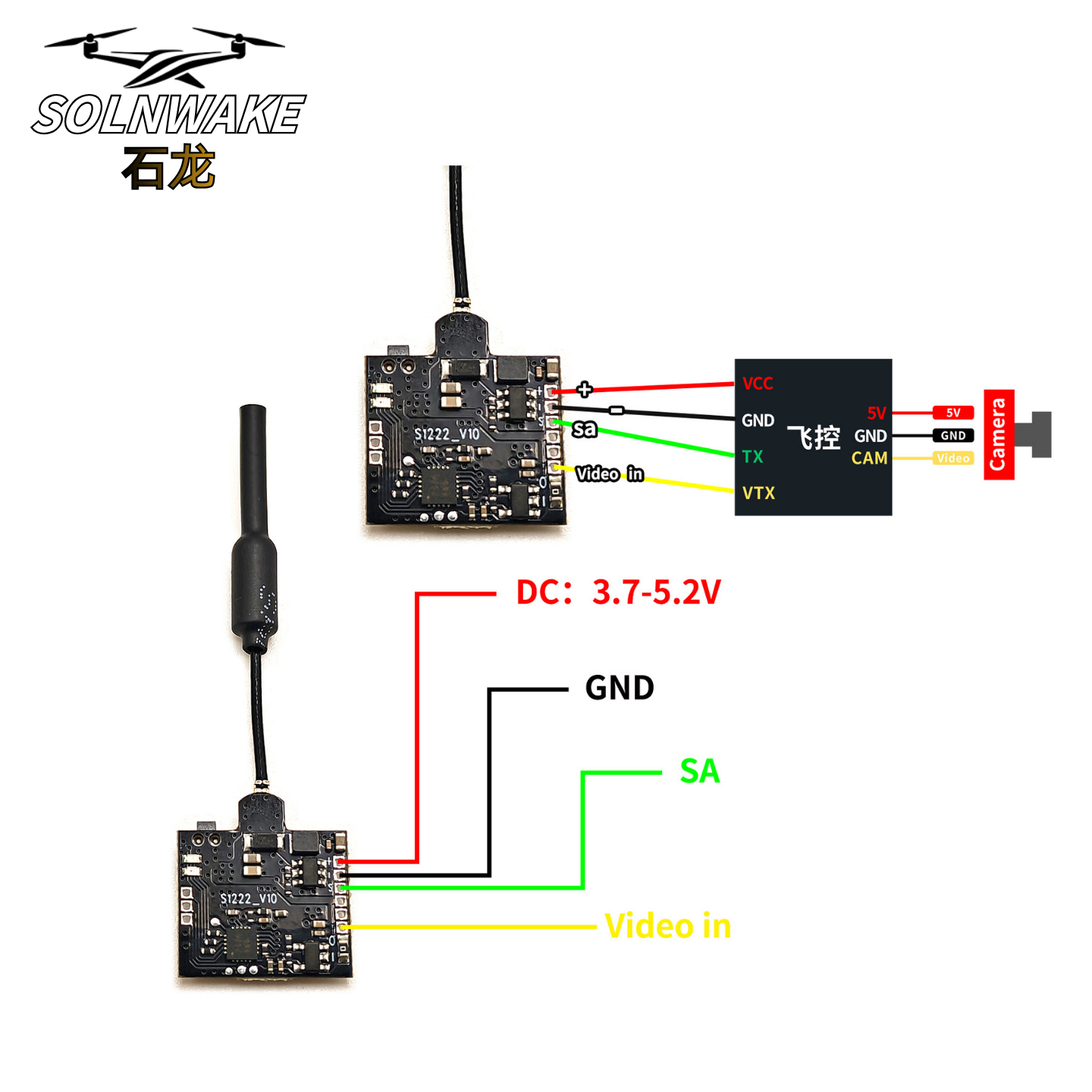 SLONWAKE Nano 5.8G 48CH 200mW  - Drone Rc Airplane reseña y precio