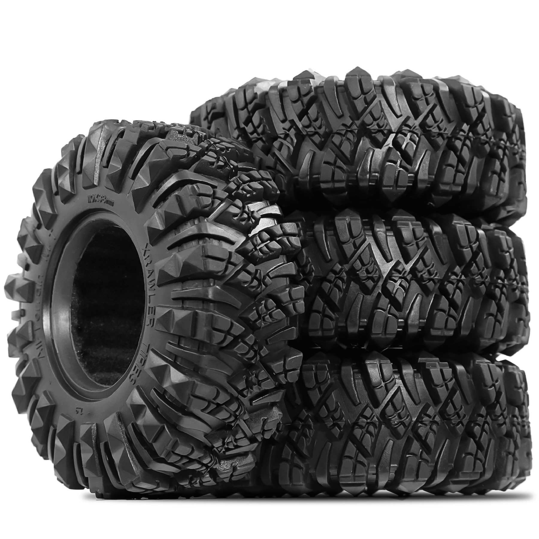 4Pcs 1.9 Inch Rubber Rock Craw - Rc Rock Crawler reseña y precio