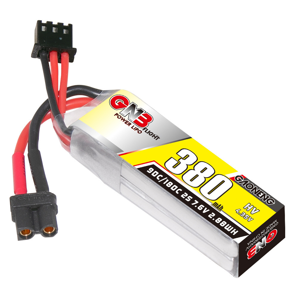 GNB 2S 7.6V 380mAh 90C/180C Li - Drone Carrera Rc reseña y precio