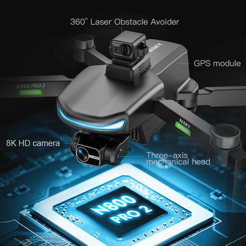 N800 PRO 2 GPS Drone Professio - Drone Gps Rc Tt36 reseña y precio