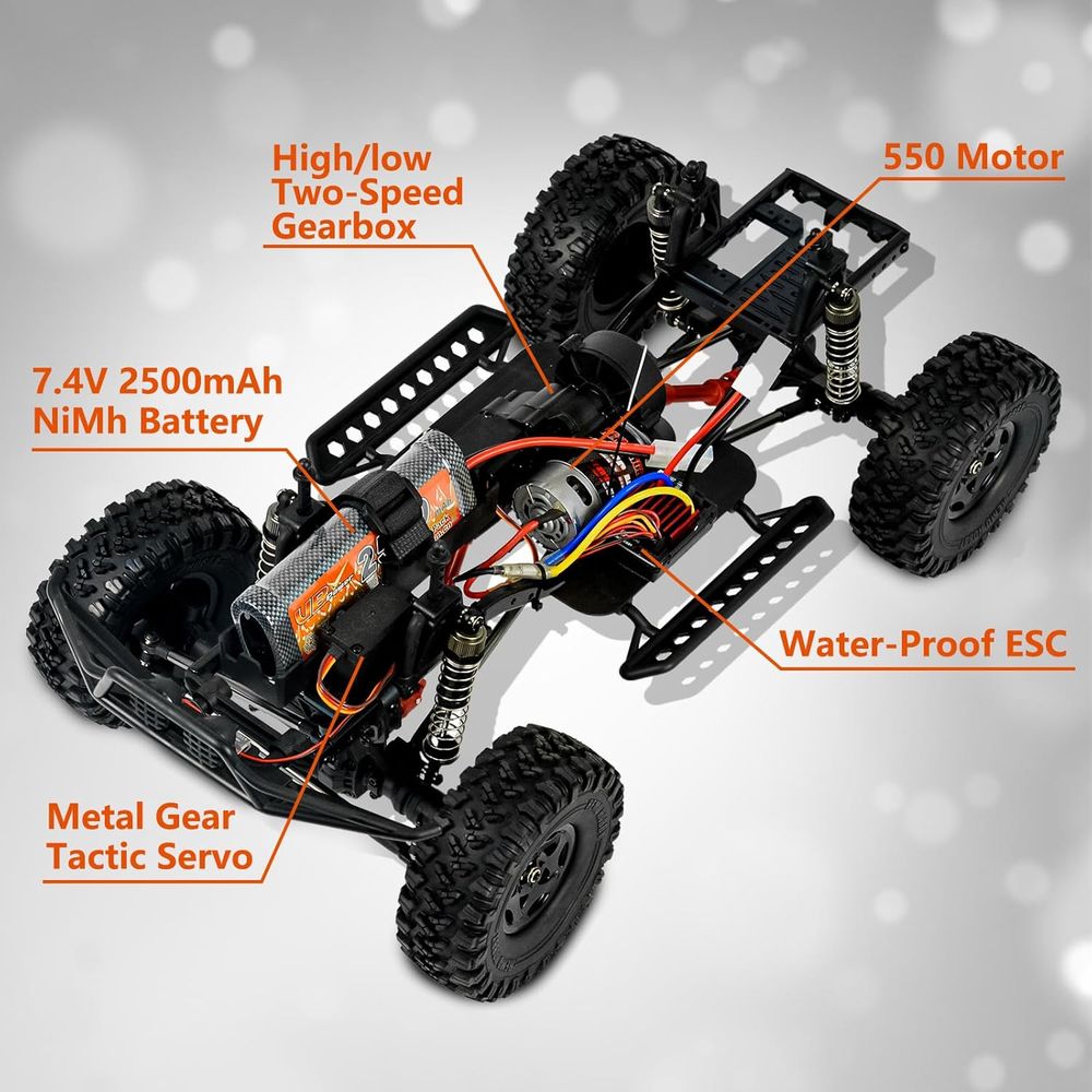 1:10 Scale 4WD Rock Crawler RC - Rc Rock Crawler reseña y precio