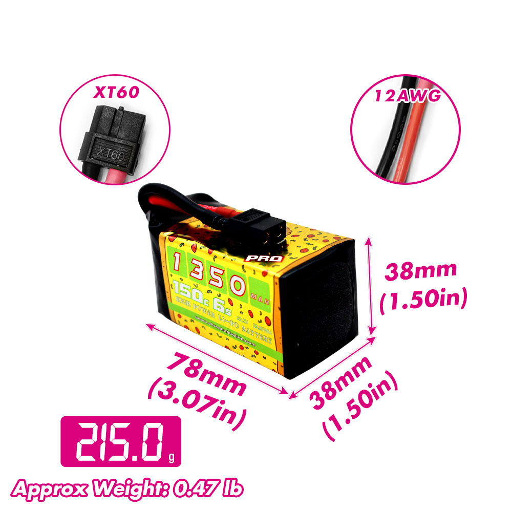 2PCS CNHL 6S 22.2V Lipo Batter - Rc Drift Car Kit reseña y precio