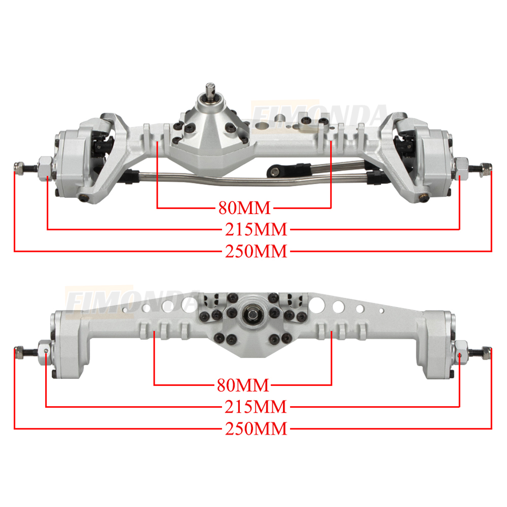 Aluminum F9 Portal Axle with O - Rc Rock Crawler reseña y precio