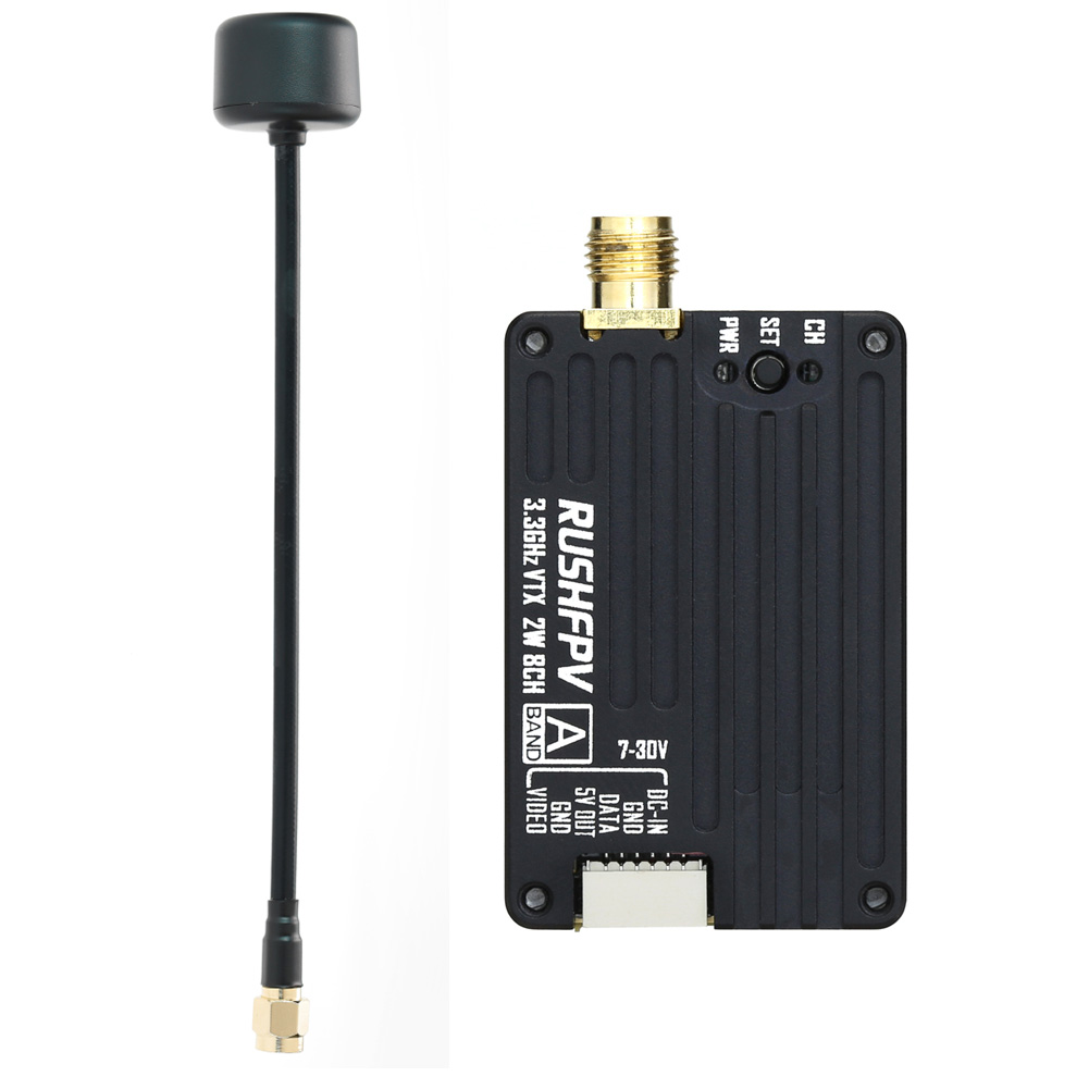 RUSHFPV 3.3G 2W VTX Transmitte - Drone Rc Airplane reseña y precio