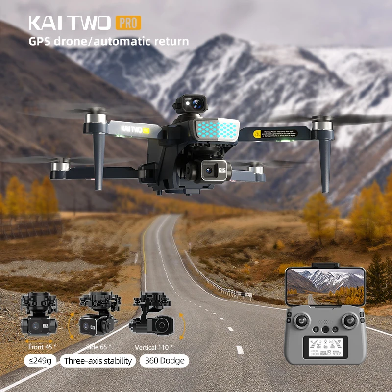 KAI TWO Pro Drone Drone 4K HD  - Drone Two Rc Way reseña y precio