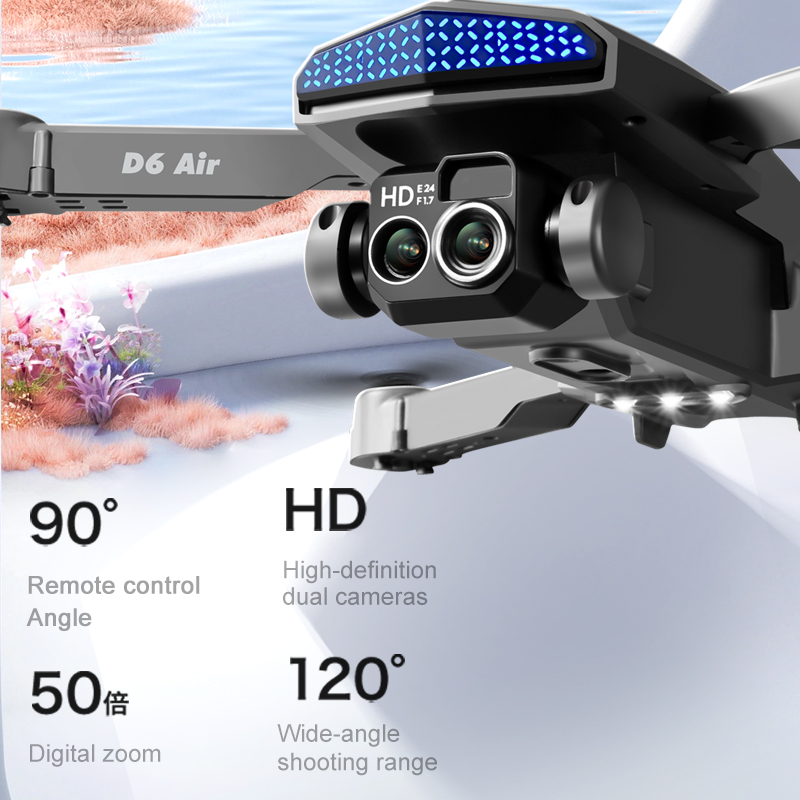 D6 Air Smart Camera Drone Fold - Drone Smart Rc Foldable reseña y precio