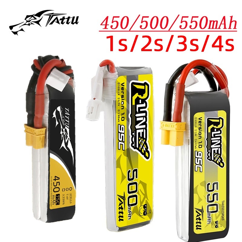 3Pcs NEW TATTU 450/500/550mAh  - Drone Carrera Rc reseña y precio