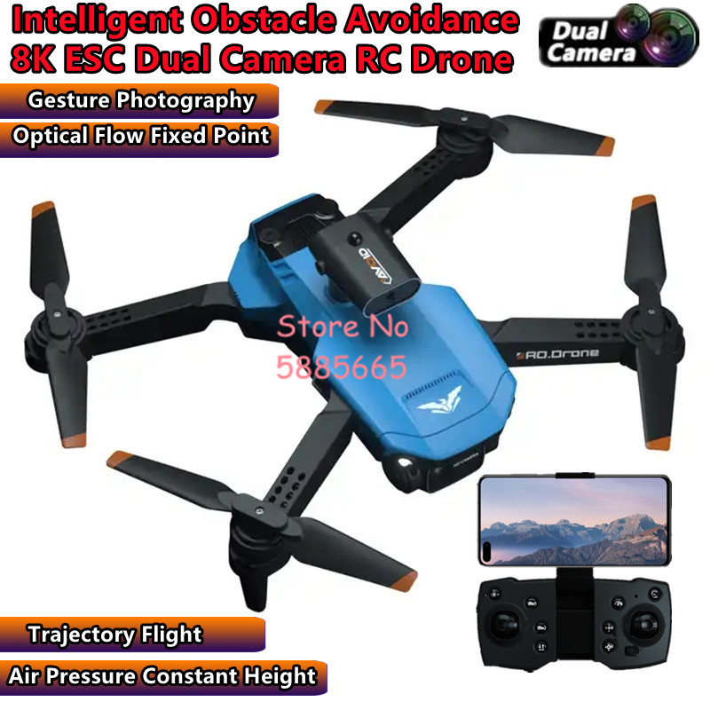 WIFI FPV Smart Obstacle Avoida - Drone Smart Rc Foldable reseña y precio