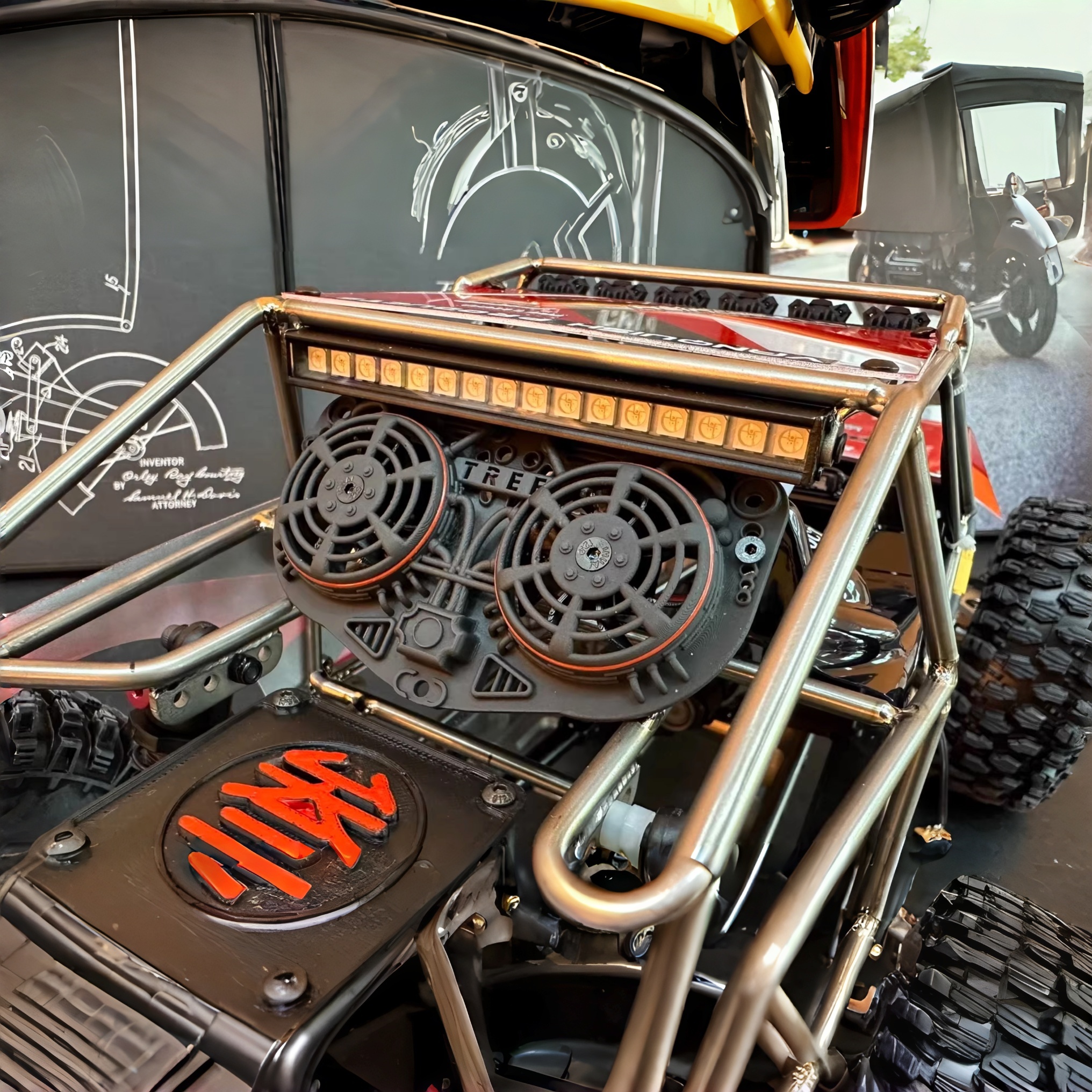 Simulated Hot Fan Radiator Dec - Rc Rock Crawler reseña y precio